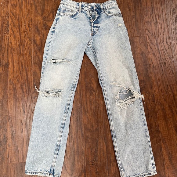 H&M &denim jeans size 0 or 24 - Picture 1 of 8